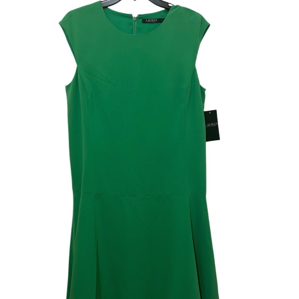 Ralph Lauren Vibrant Green Midi Dress